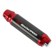 Load image into Gallery viewer, Brand New Mazdaspeed Universal Real Carbon Fiber Red Aluminum Automatic Transmission Racing Gear Shift Knob