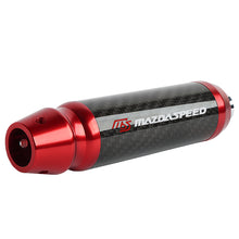 Load image into Gallery viewer, Brand New Mazdaspeed Universal Real Carbon Fiber Red Aluminum Automatic Transmission Racing Gear Shift Knob