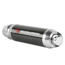 Load image into Gallery viewer, Brand New Mazdaspeed Universal Real Carbon Fiber Silver Aluminum Automatic Transmission Racing Gear Shift Knob