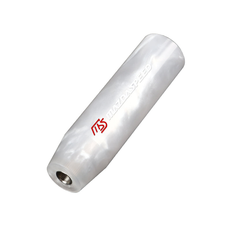 Brand New Universal Mazdaspeed White Pearl Long Stick Manual Car Gear Shift Knob Shifter M8 M10 M12