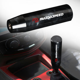 Brand New Universal Mazdaspeed Black Pearl Long Stick Manual Car Gear Shift Knob Shifter M8 M10 M12