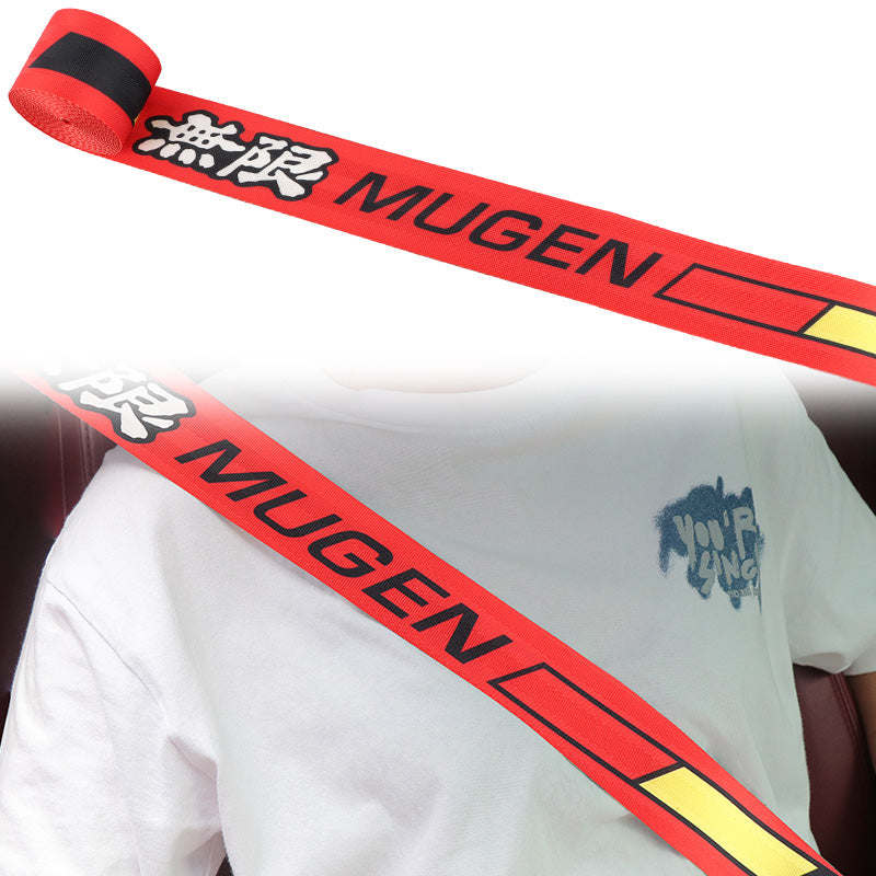 Brand New Mugen 3.6M Harness 3 Point Auto Car Front Safety Retractable Seat Belt