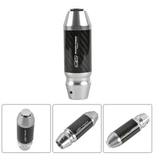 Load image into Gallery viewer, Brand New Mugen Universal Real Carbon Fiber Silver Aluminum Automatic Transmission Racing Gear Shift Knob