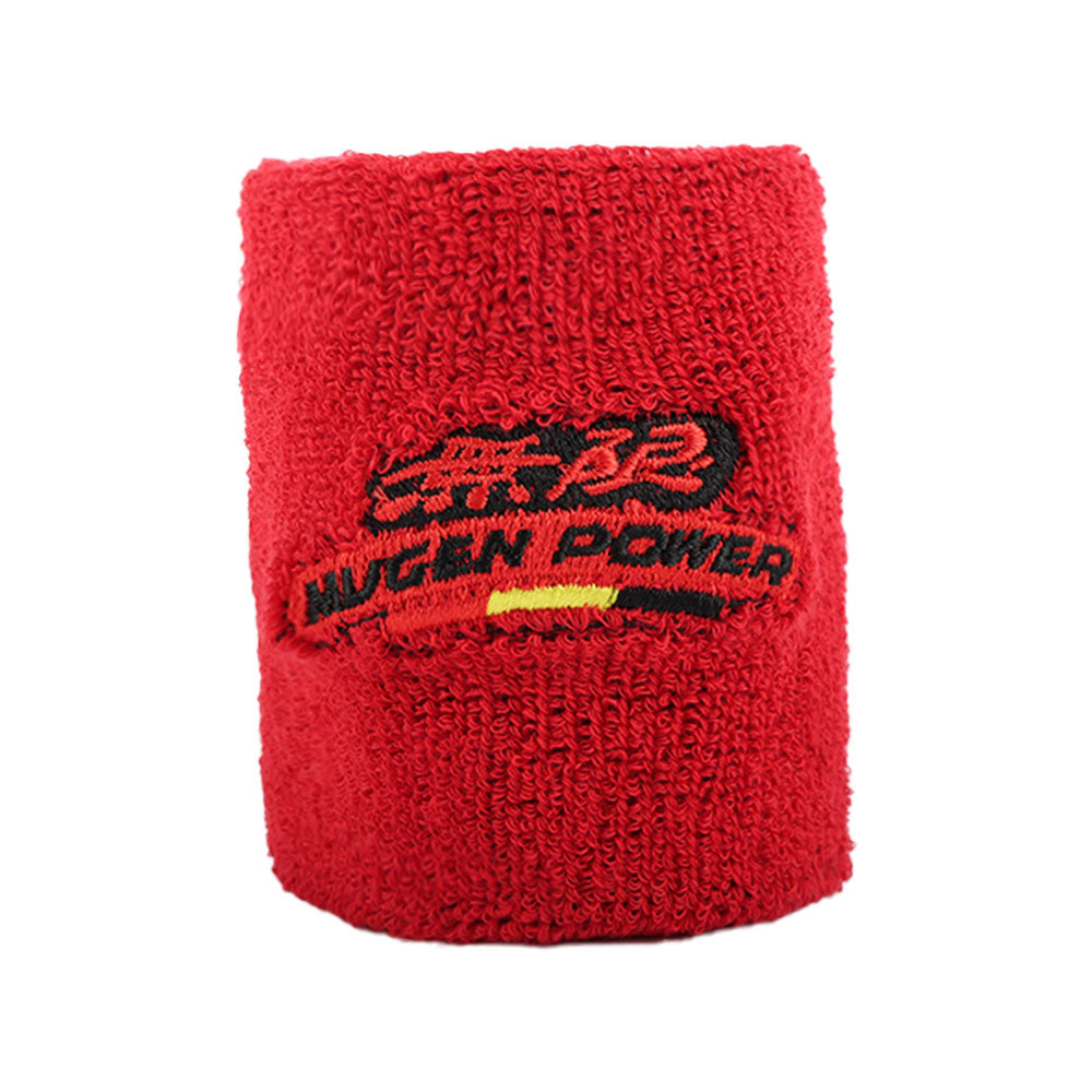 Brand New 2PCS Racing Mugen Power Red Car Reservoir Tank Oil Cover Sock Racing Tank Sock