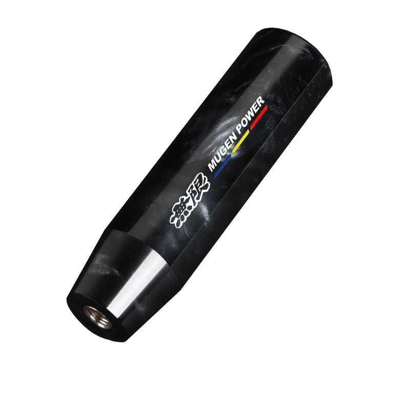 Brand New Universal Mugen Black Pearl Long Stick Manual Car Gear Shift Knob Shifter M8 M10 M12