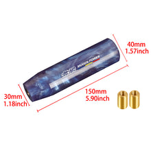 Load image into Gallery viewer, Brand New Universal Mugen Purple Pearl Long Stick Manual Car Gear Shift Knob Shifter M8 M10 M12