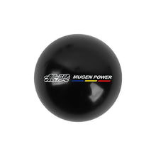 Load image into Gallery viewer, BRAND NEW UNIVERSAL MUGEN JDM Aluminum Black Round Ball Manual Gear Stick Shift Knob Universal M8 M10 M12