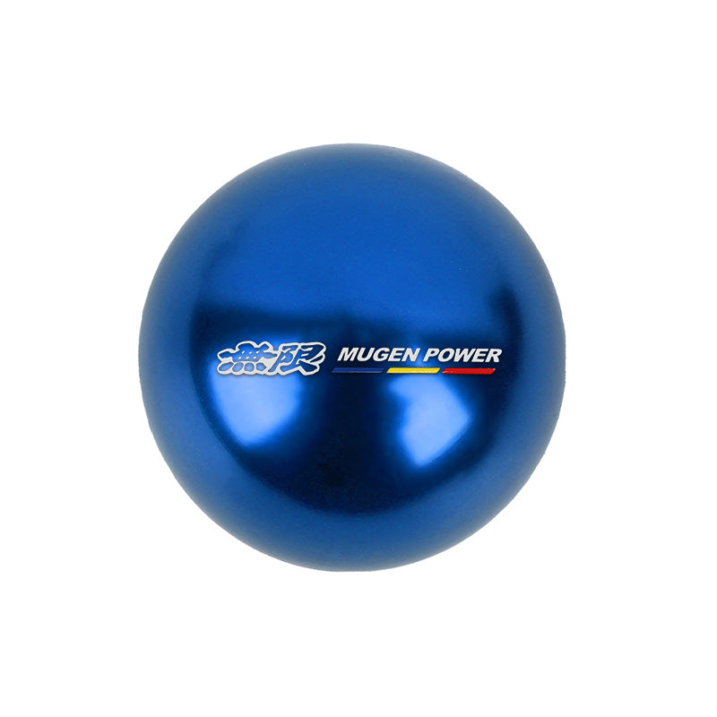 BRAND NEW UNIVERSAL MUGEN JDM Aluminum Blue Round Ball Manual Gear Stick Shift Knob Universal M8 M10 M12