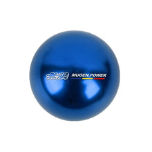 Load image into Gallery viewer, BRAND NEW UNIVERSAL MUGEN JDM Aluminum Blue Round Ball Manual Gear Stick Shift Knob Universal M8 M10 M12