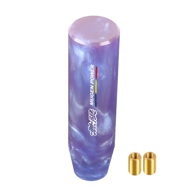 Brand New Universal Mugen Purple Pearl Long Stick Manual Car Gear Shift Knob Shifter M8 M10 M12