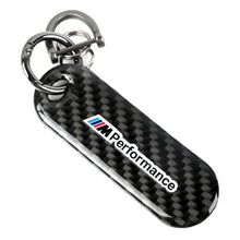 Load image into Gallery viewer, Brand New Universal 100% Real Carbon Fiber Keychain Key Ring For M Performance