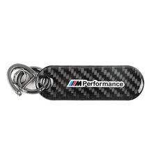 Load image into Gallery viewer, Brand New Universal 100% Real Carbon Fiber Keychain Key Ring For M Performance