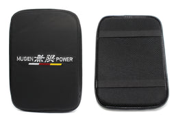 BRAND NEW UNIVERSAL Mugen Power Car Center Console Armrest Cushion Mat Pad Cover Embroidery