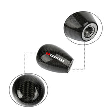 Load image into Gallery viewer, Brand New Universal Nismo Black Real Carbon Fiber Manual Gear Stick Shift Knob Shifter M8 M10 M12