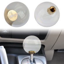Load image into Gallery viewer, BRAND NEW Universal Nismo Crystal Glass Round Ball Transparent Manual Gear Shift Knob M8 M10 M12