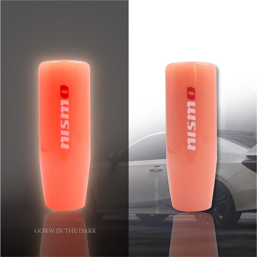 Brand New Universal 12CM Nismo Glow in the Dark Red Pearl Long Stick Manual Car Gear Shift Knob Shifter M8 M10 M12