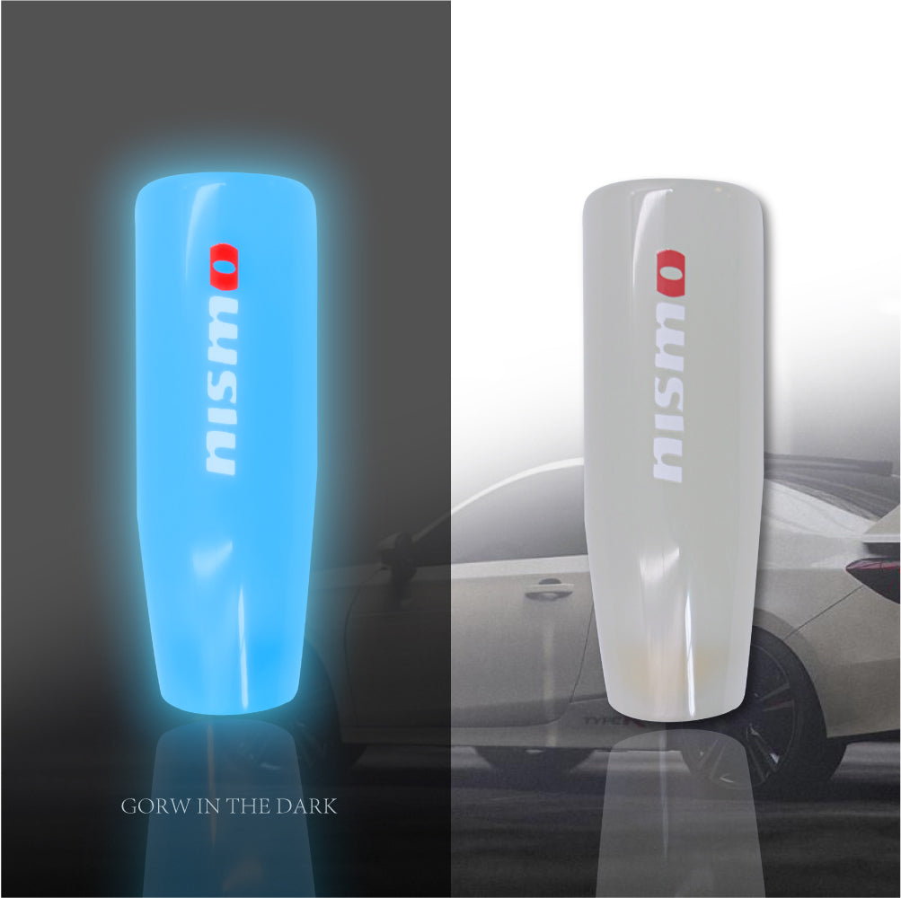 Brand New Universal 12CM Nismo Glow in the Dark Blue Pearl Long Stick Manual Car Gear Shift Knob Shifter M8 M10 M12