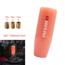 Load image into Gallery viewer, Brand New Universal 12CM Nismo Glow in the Dark Red Pearl Long Stick Manual Car Gear Shift Knob Shifter M8 M10 M12