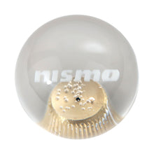 Load image into Gallery viewer, BRAND NEW Universal Nismo Crystal Glass Round Ball Transparent Manual Gear Shift Knob M8 M10 M12