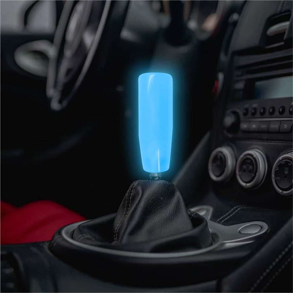 Brand New 12CM JDM Glow in the Dark Blue Manual Car Gear Long Stick Shift Knob Shifter M8 M10 M12