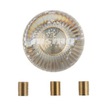 Load image into Gallery viewer, BRAND NEW Universal Nismo Crystal Glass Round Ball Transparent Manual Gear Shift Knob M8 M10 M12