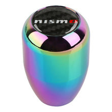 Load image into Gallery viewer, Brand New JDM Nismo Universal Real Carbon Fiber Sticker Aluminum Manual Gear Stick Neo Chrome Shift Knob Shifter M8 M10 M12