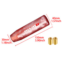 Load image into Gallery viewer, Brand New Universal Nismo Red Pearl Long Stick Manual Car Gear Shift Knob Shifter M8 M10 M12