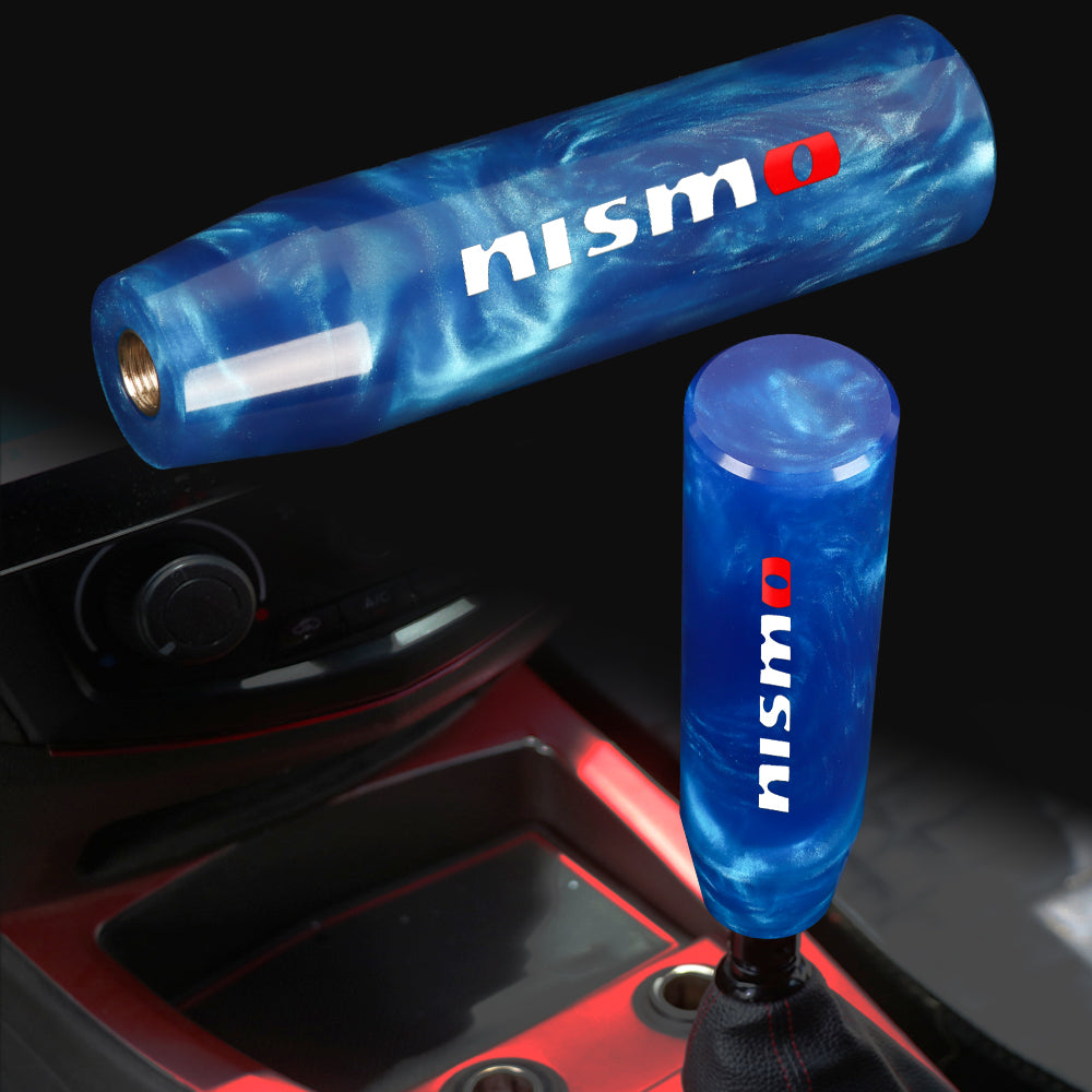 Brand New Universal Nismo Blue Pearl Long Stick Manual Car Gear Shift Knob Shifter M8 M10 M12