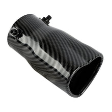 Load image into Gallery viewer, Brand New Universal Carbon Fiber Look Heart Shaped Stainless Steel Car Exhaust Pipe Muffler Tip Trim Straight