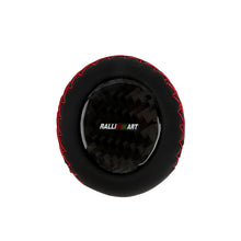 Load image into Gallery viewer, Brand New Universal Ralliart Red Stitches Black Leather Manual Car Gear Shift Knob Shifter Lever M8 M10 M12