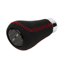 Load image into Gallery viewer, Brand New Universal Ralliart Red Stitches Black Leather Manual Car Gear Shift Knob Shifter Lever M8 M10 M12