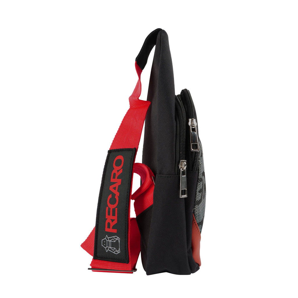 Brand New JDM Recaro Red Backpack Molle Tactical Sling Chest Pack Shoulder Waist Messenger Bag