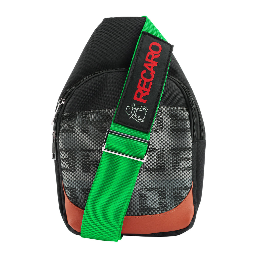 Brand New JDM RECARO Green Backpack Molle Tactical Sling Chest Pack Shoulder Waist Messenger Bag