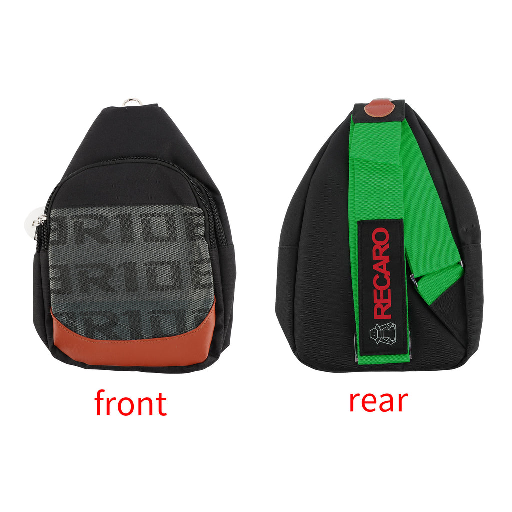 Brand New JDM RECARO Green Backpack Molle Tactical Sling Chest Pack Shoulder Waist Messenger Bag