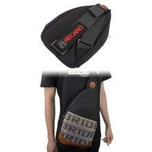 Load image into Gallery viewer, Brand New JDM Recaro Black Backpack Molle Tactical Sling Chest Pack Shoulder Waist Messenger Bag