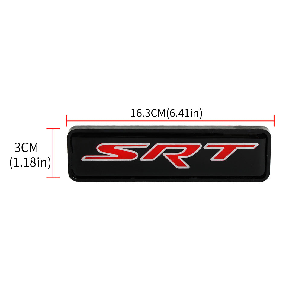 BRAND NEW 1PCS SRT NEW LED LIGHT CAR FRONT GRILLE BADGE ILLUMINATED DECAL STICKER