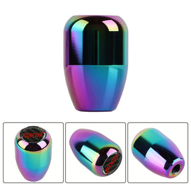 Brand New JDM STI Universal Real Carbon Fiber Sticker Aluminum Manual Gear Stick Neo Chrome Shift Knob Shifter M8 M10 M12