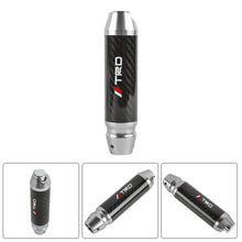 Load image into Gallery viewer, Brand New TRD Universal Real Carbon Fiber Silver Aluminum Automatic Transmission Racing Gear Shift Knob