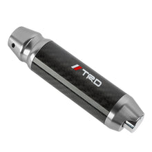 Load image into Gallery viewer, Brand New TRD Universal Real Carbon Fiber Silver Aluminum Automatic Transmission Racing Gear Shift Knob