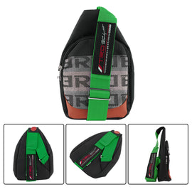 Brand New JDM TRD Green Backpack Molle Tactical Sling Chest Pack Shoulder Waist Messenger Bag