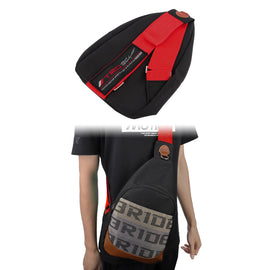 Brand New JDM TRD Red Backpack Molle Tactical Sling Chest Pack Shoulder Waist Messenger Bag