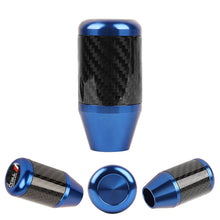 Load image into Gallery viewer, Brand New Universal Bride Blue Real Carbon Fiber Racing Gear Stick Shift Knob For MT Manual M12 M10 M8