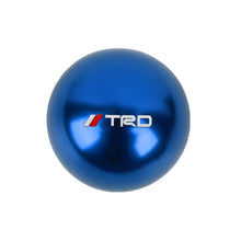 Load image into Gallery viewer, BRAND NEW UNIVERSAL TRD JDM Aluminum Blue Round Ball Manual Gear Stick Shift Knob Universal M8 M10 M12