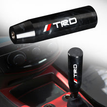 Load image into Gallery viewer, Brand New Universal TRD Black Pearl Long Stick Manual Car Gear Shift Knob Shifter M8 M10 M12