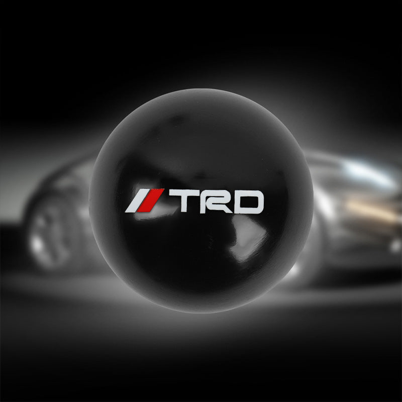 BRAND NEW UNIVERSAL TRD JDM Aluminum Black Round Ball Manual Gear Stick Shift Knob Universal M8 M10 M12