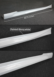 Brand New Yofer 2018-2022 Honda Accord Platinum White Pearl Add-On Side Skirt Extensions Splitter