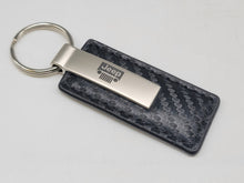 Load image into Gallery viewer, Brand New Jeep Engraved Rectangle Carbon Fiber Leather Fob Keyring Keychain Official Licensed Product