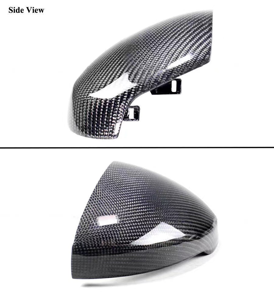 BRAND NEW 2022-2025 HONDA CIVIC REAL CARBON FIBER SIDE MIRROR COVER CAP DIRECT REPLACEMENT W/LIGHT