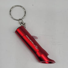 Load image into Gallery viewer, Brand New Mustang Key Ring Red Keychain Flashlight Bottle Opener Authentic Officially Licensed Product