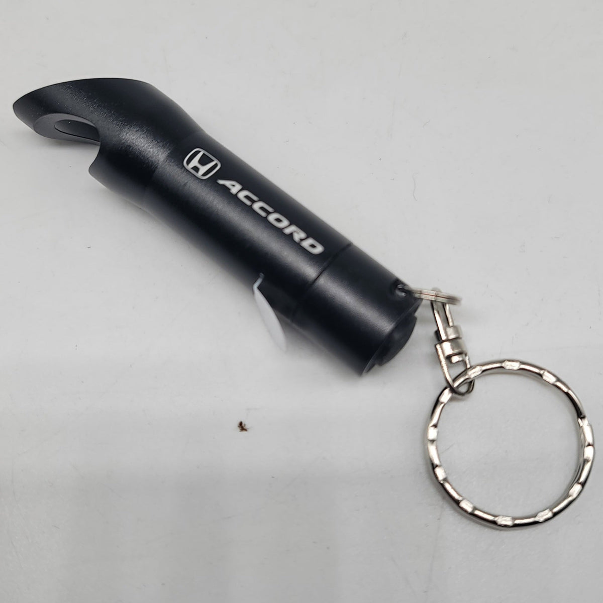 Brand New Accord Key Ring Black Keychain Flashlight Bottle Opener Auth ...